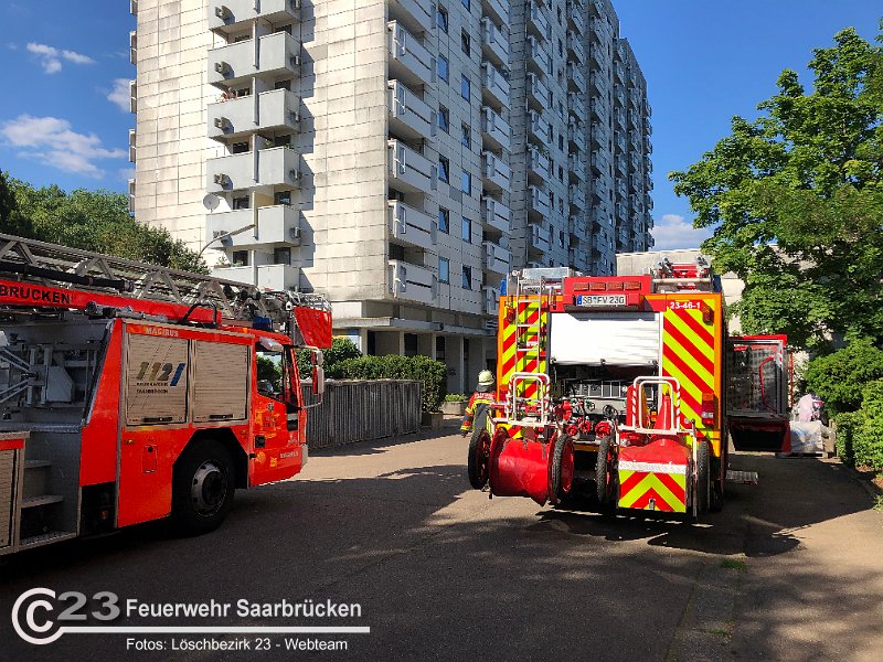 B3: Rauchentwicklung Treppenhaus