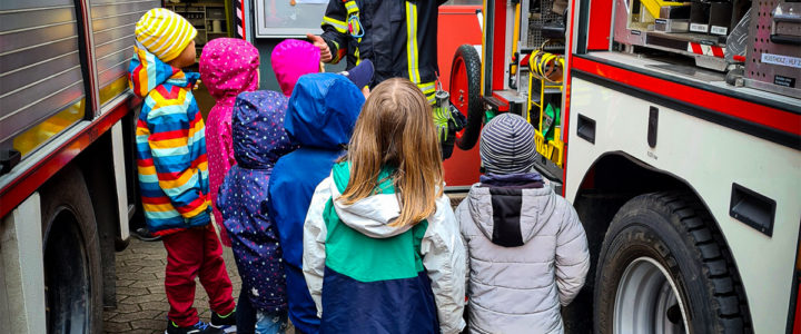 Evangelischer Kindergarten zu Besuch