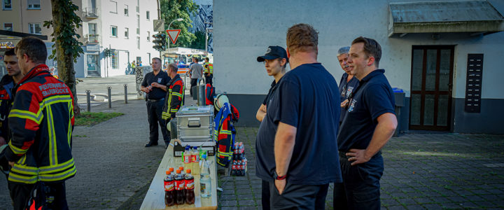 Verpflegungseinsatz – Dachstuhlbrand