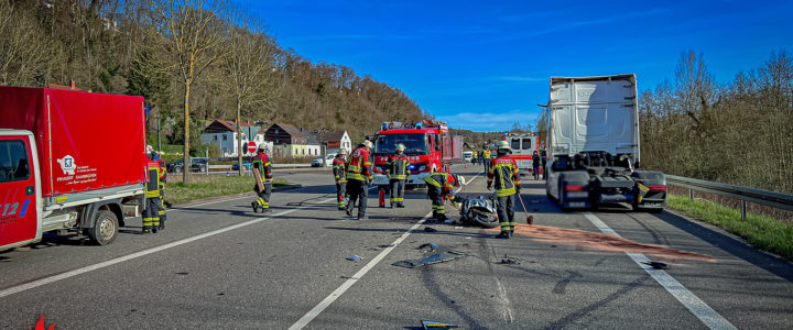 TH – Auslaufende Betriebsstoffe nach VU