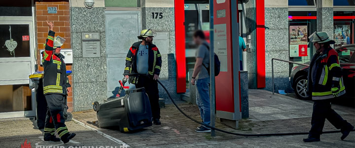B1 – Brand Mülltonne