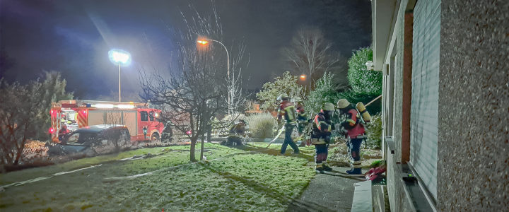 Einsatzübung – Wohnungsbrand