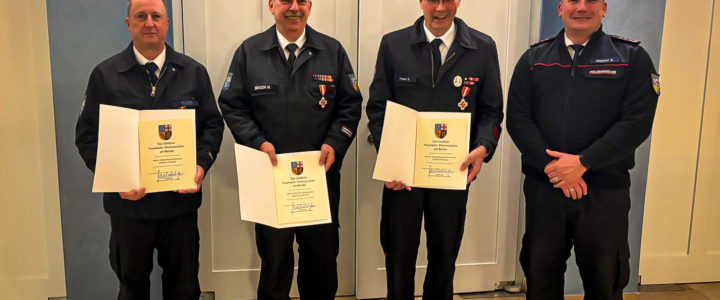 Ehrung für 45 Dienstjahre