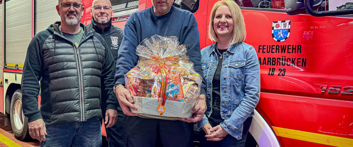 Überraschungsbesuch bei der Feuerwehr