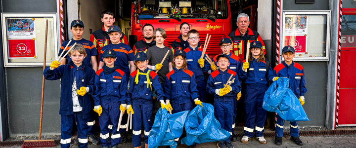 Jugendfeuerwehr im Einsatz für die Umwelt