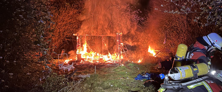 B3 – Brand einer Gartenlaube
